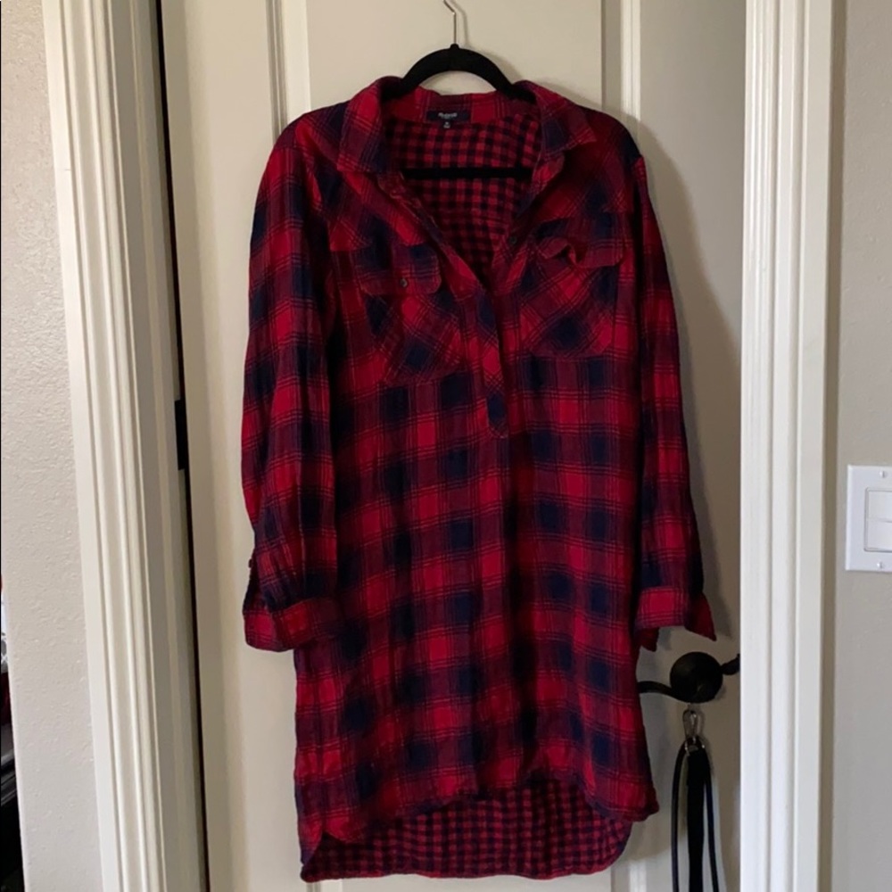Madewell Flannel dress